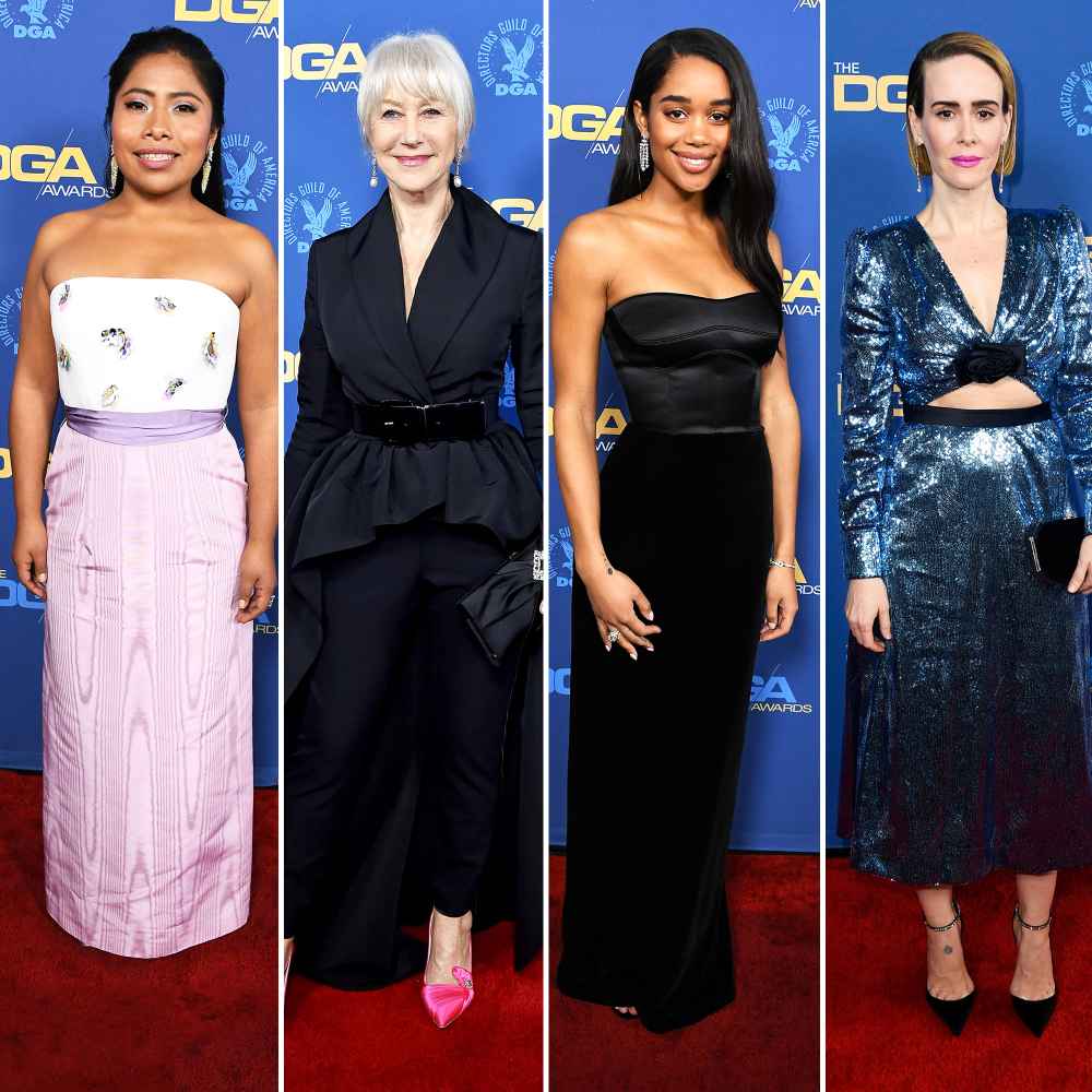 Yalitza Aparicio, Helen Mirren, Laura Harrier and Sarah Paulson