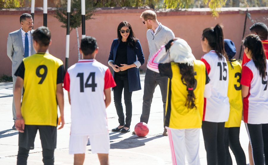 Harry and Meghan Cuddle Up During Trip to Morocco