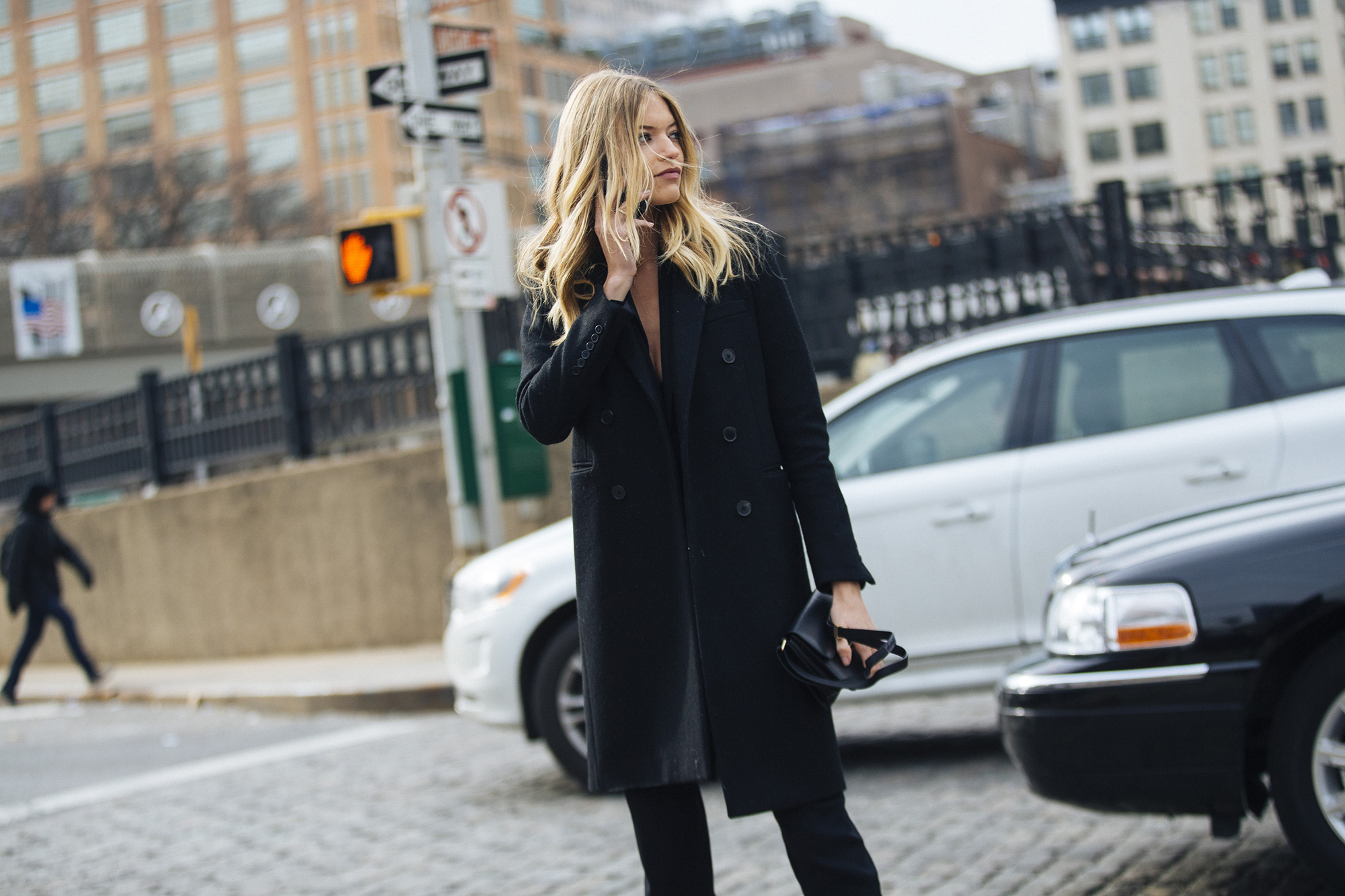 Model in Coat