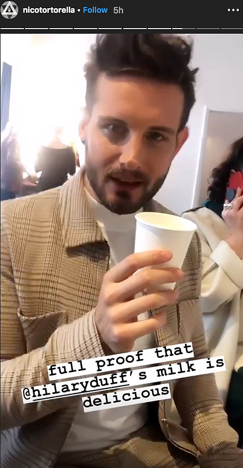 Hilary Duff’s ‘Younger’ Costar Nico Tortorella Drinks Her ‘Delicious’ Breast Milk