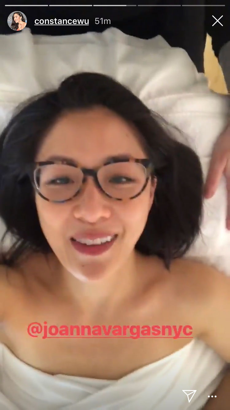 Oscars Getting Ready Constance-Wu