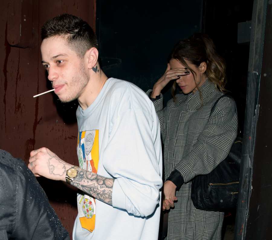 Pete Davidson and Kate Beckinsale Hold Hands After Flirting at Golden Globes