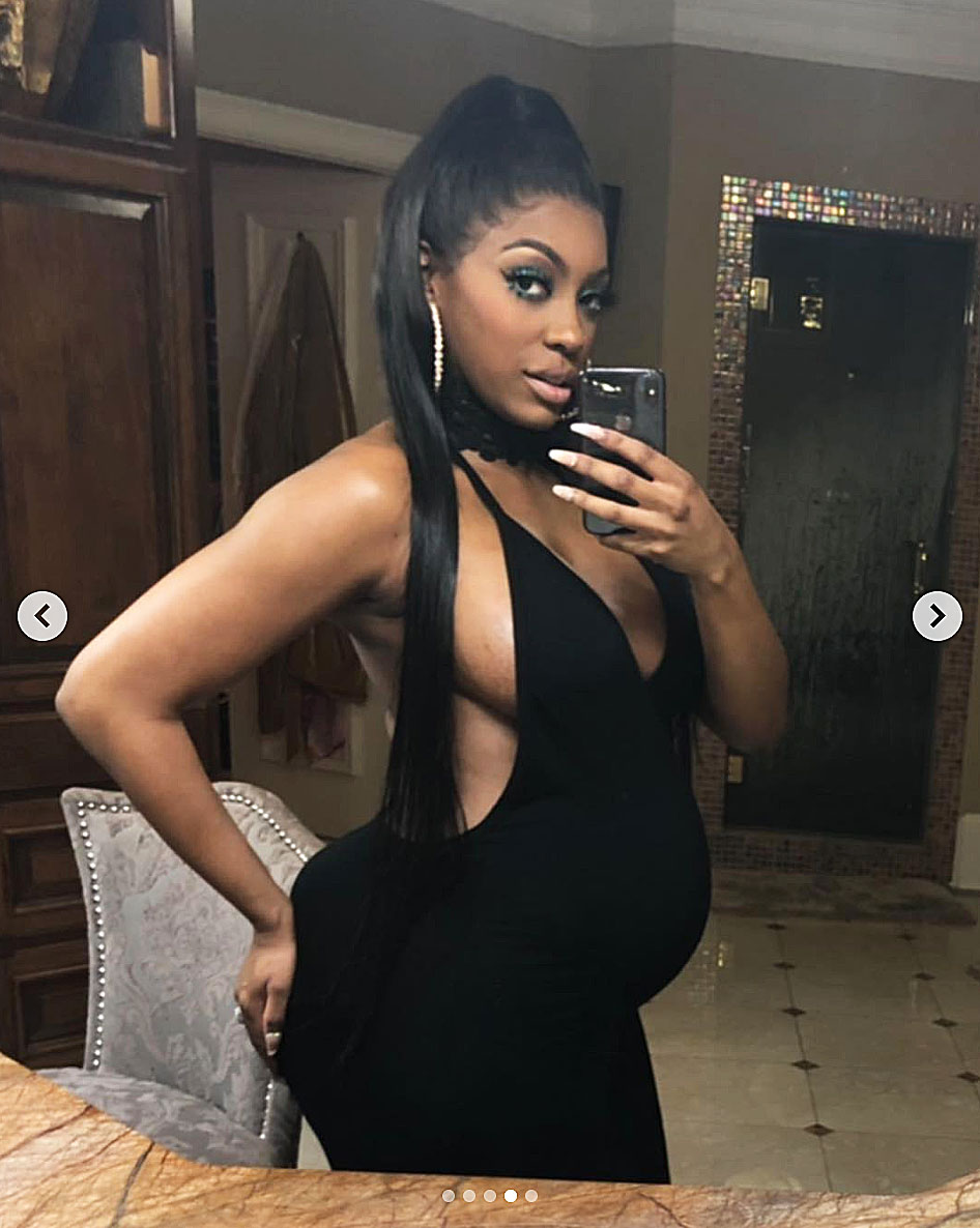 Porsha Williams Baby Bump Valentines Day Date