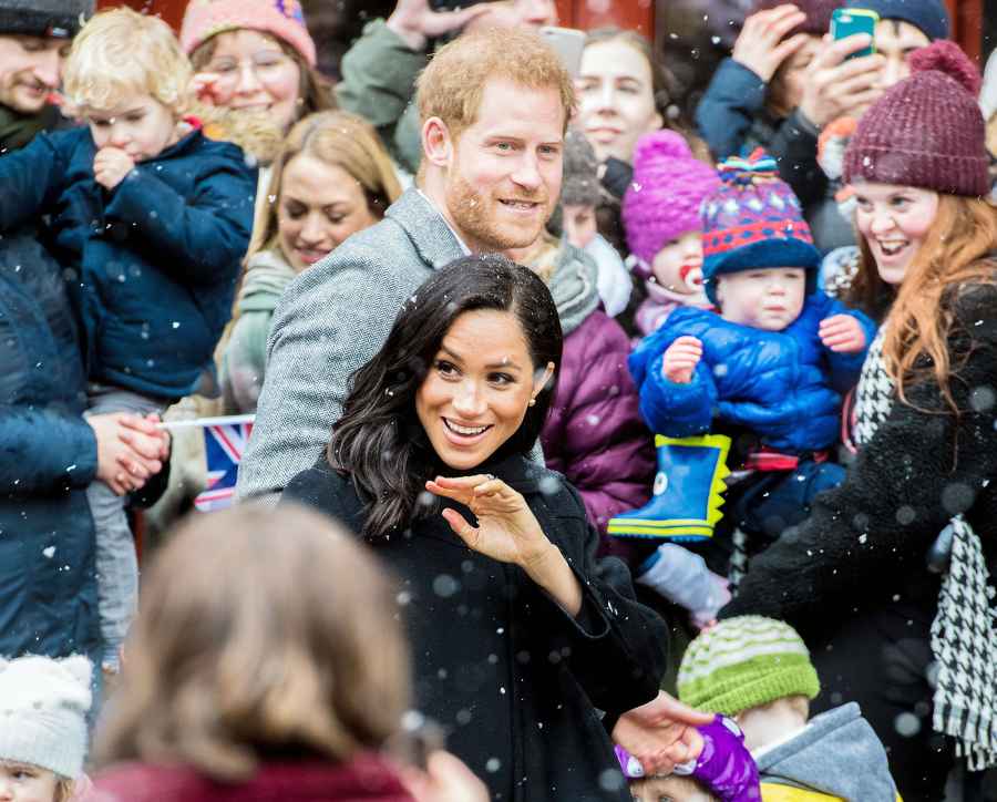 Prince Harry Pregnant Duchess Meghan Snow Bristol