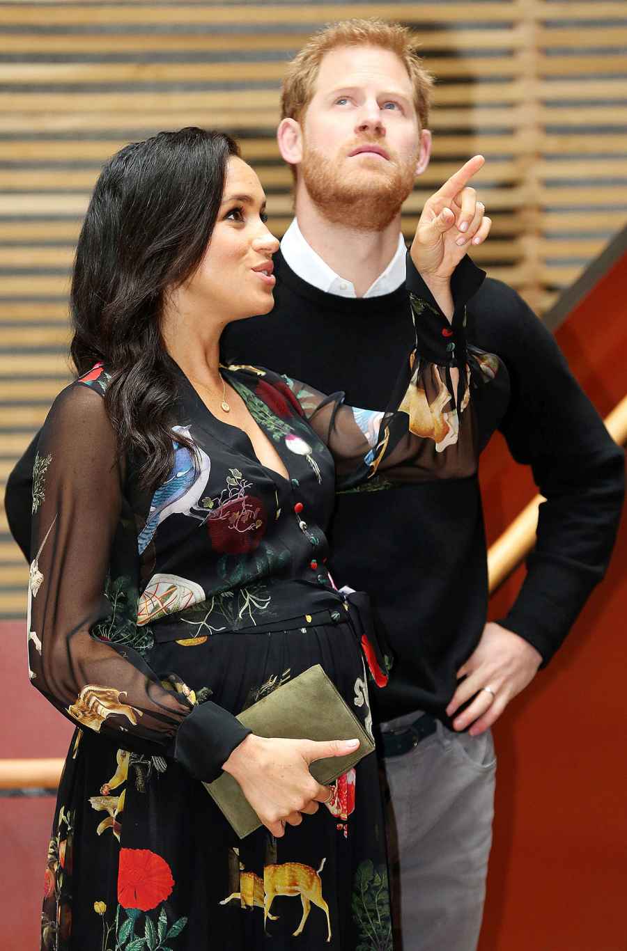 Prince Harry Pregnant Duchess Meghan Snow Bristol Old Vic Theatre