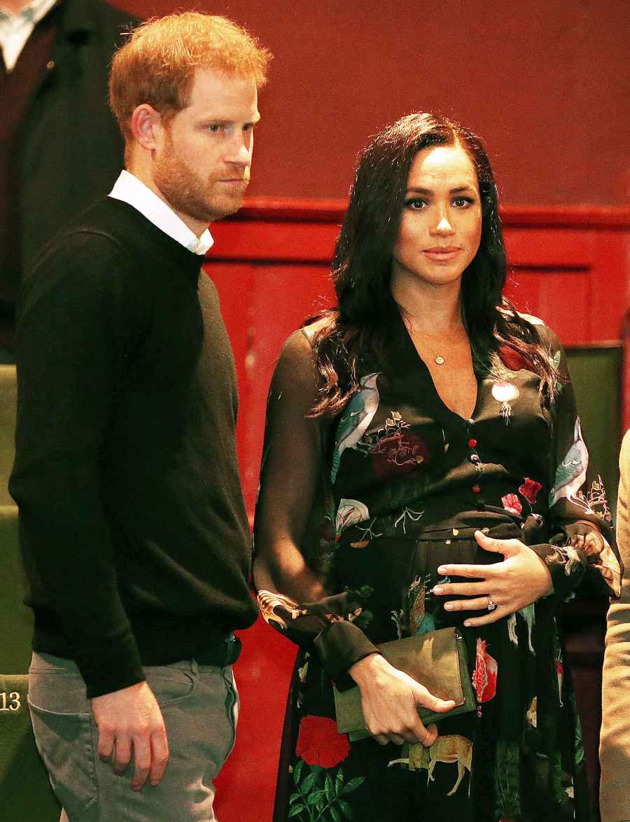 Prince Harry Pregnant Duchess Meghan Snow Bristol Old Vic Theatre