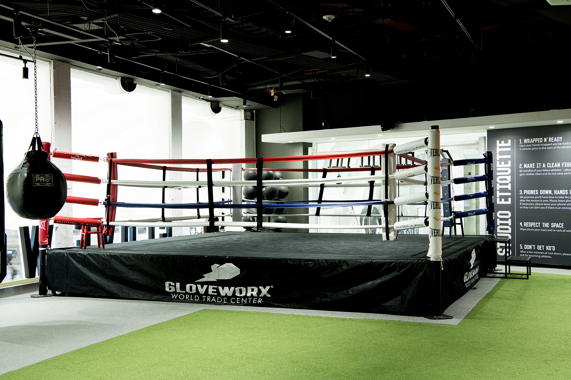 Glovework Gym at Westfield World Trade Center