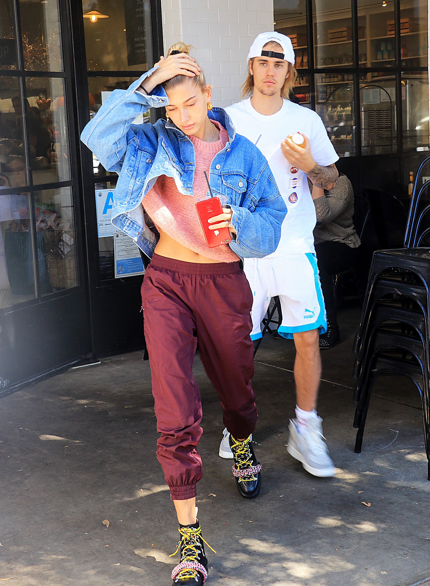 Hailey Bieber and Justin Bieber