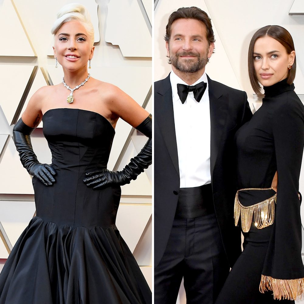 lady-gaga-hugs-irina-Shayk-bradley-cooper-oscars-2019