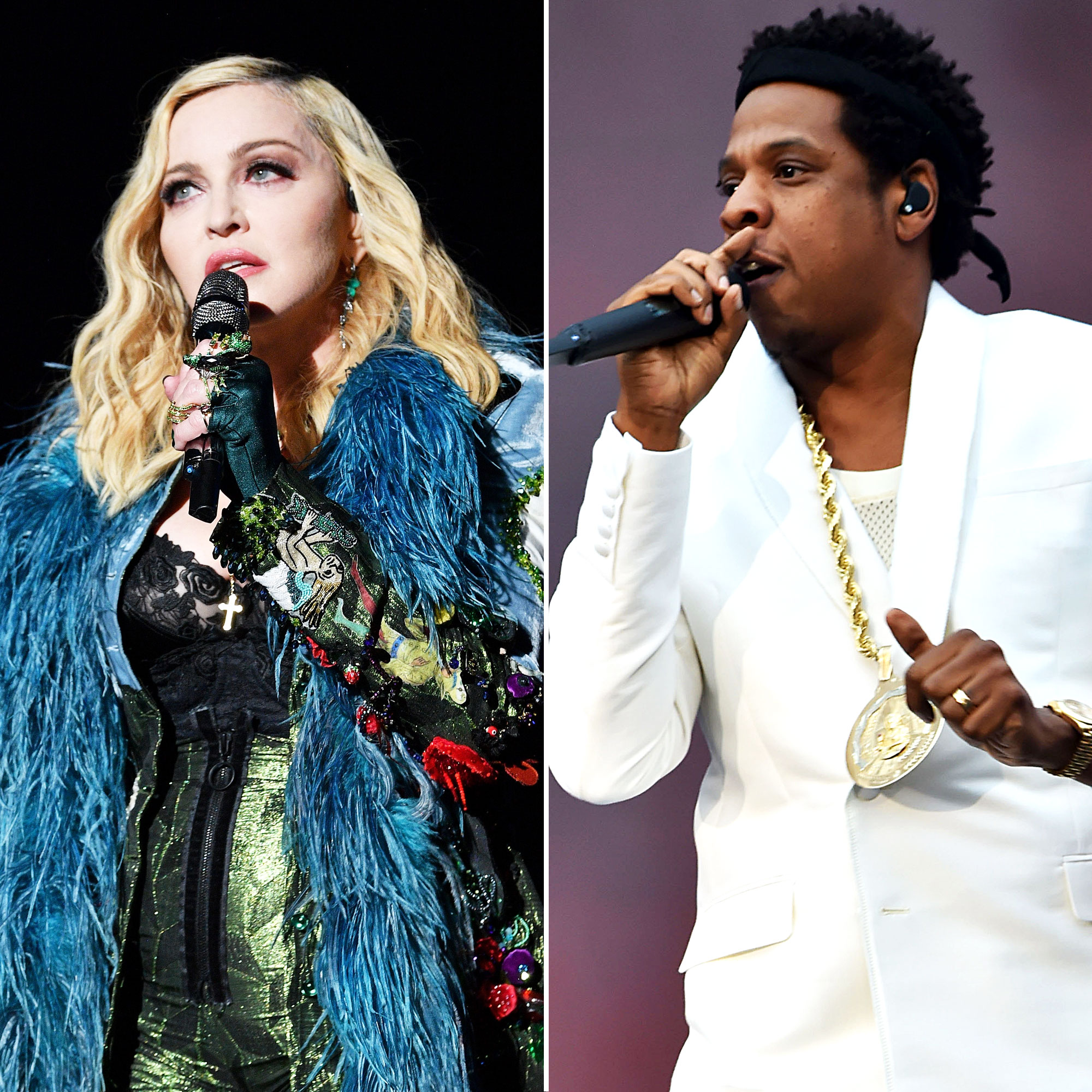 Madonna and Jay-Z grammys