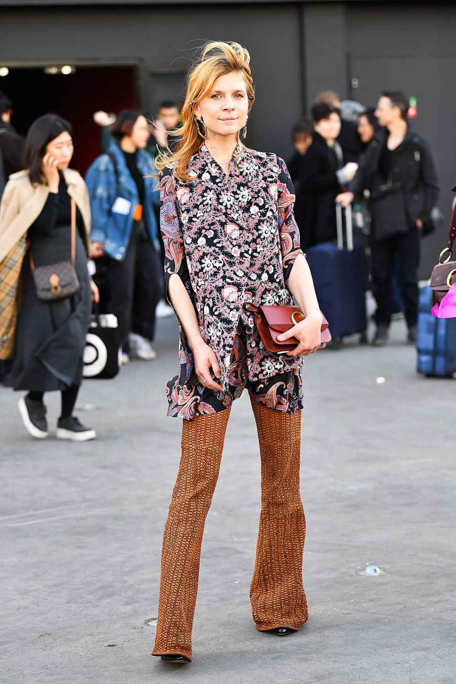 Clemence Poesy paris fashion week