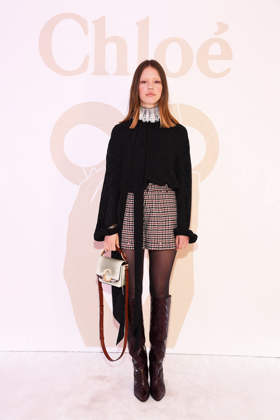 Mia Goth paris fashion week