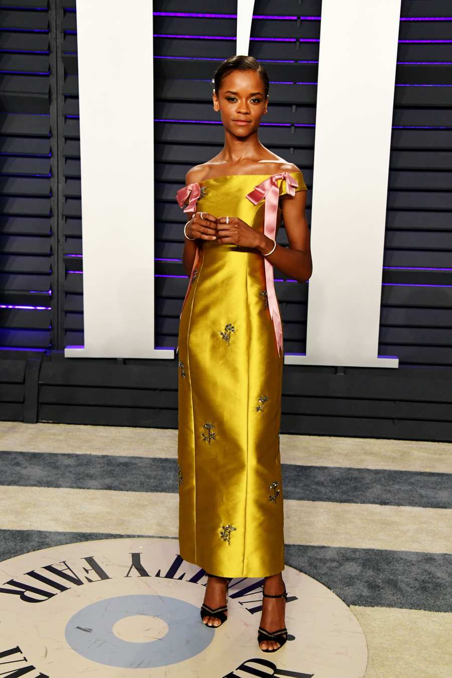 Letitia Wright vanity fair oscars party 2019