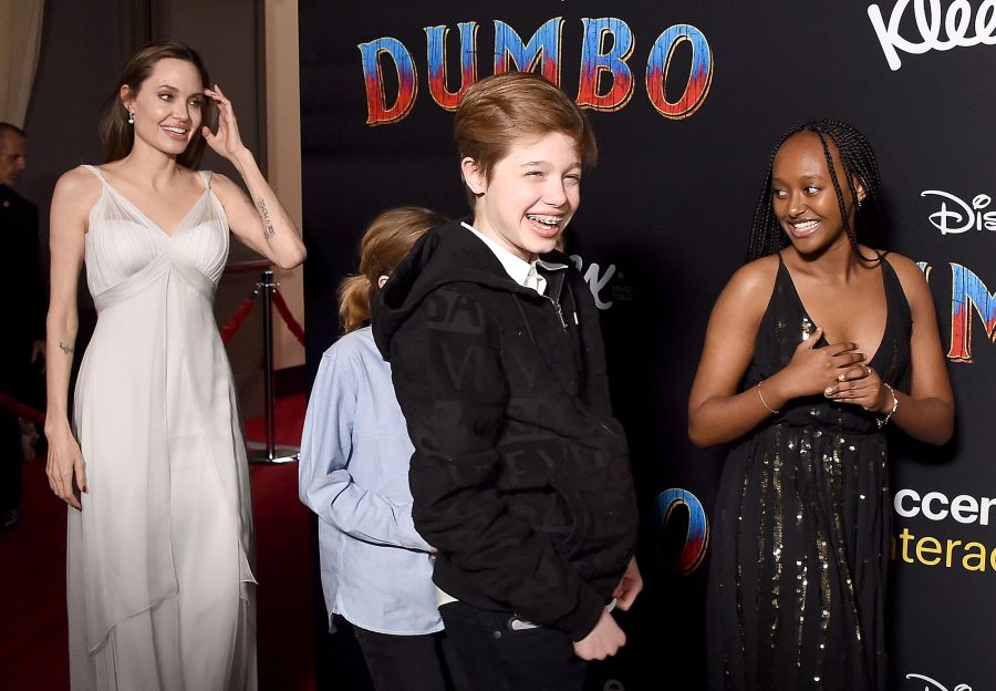 Angelina Jolie Has a Glam Night Out — With Kids Shiloh, Zahara, Knox and Vivienne