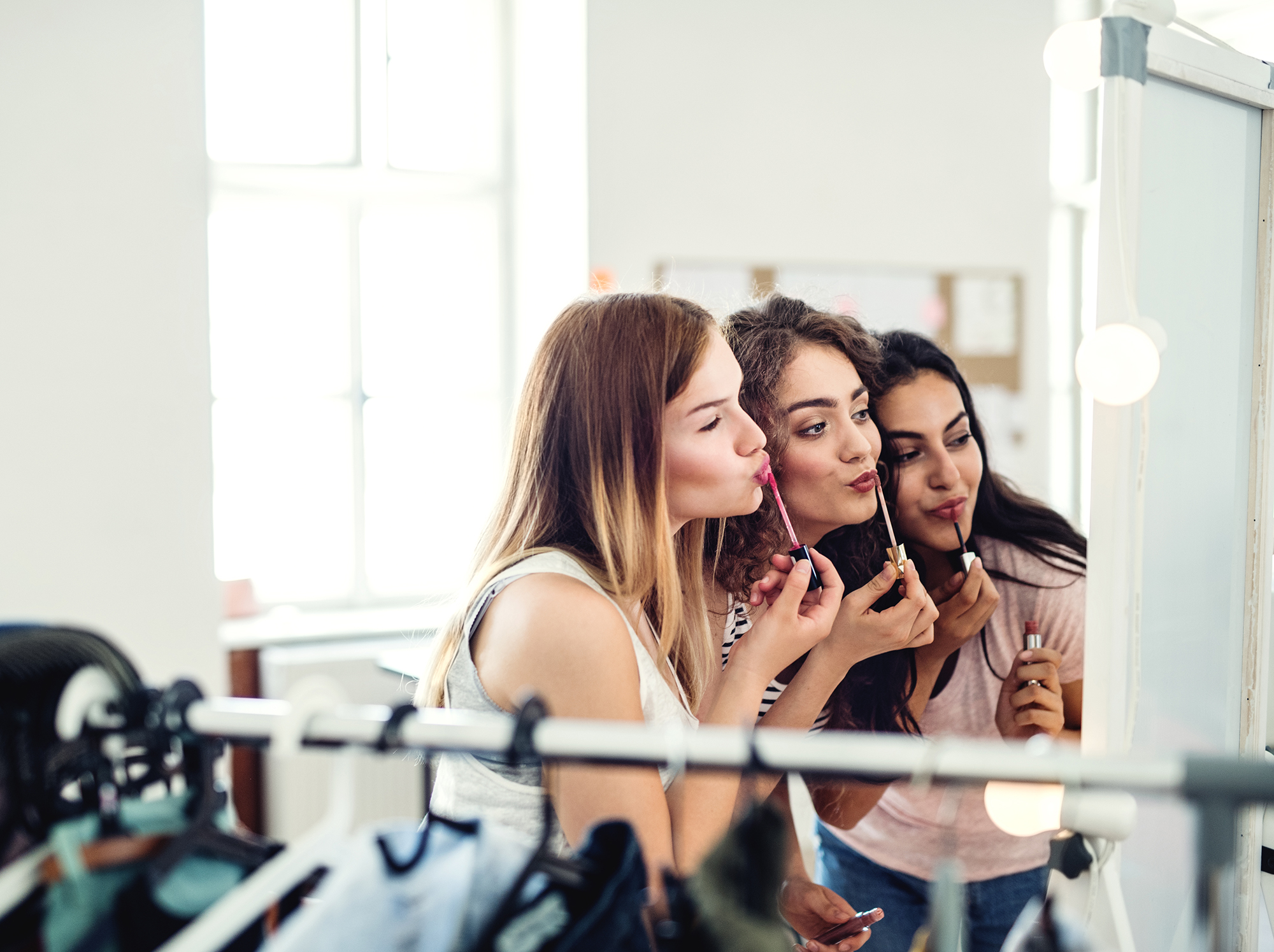 Girls Doing Makeup