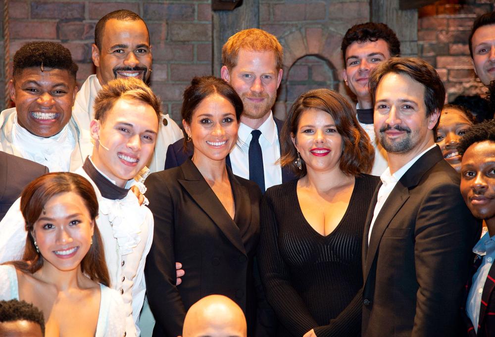 Lin-Manuel Miranda Was ‘Nervous’ to See 'Hamilton' With Harry and Meghan