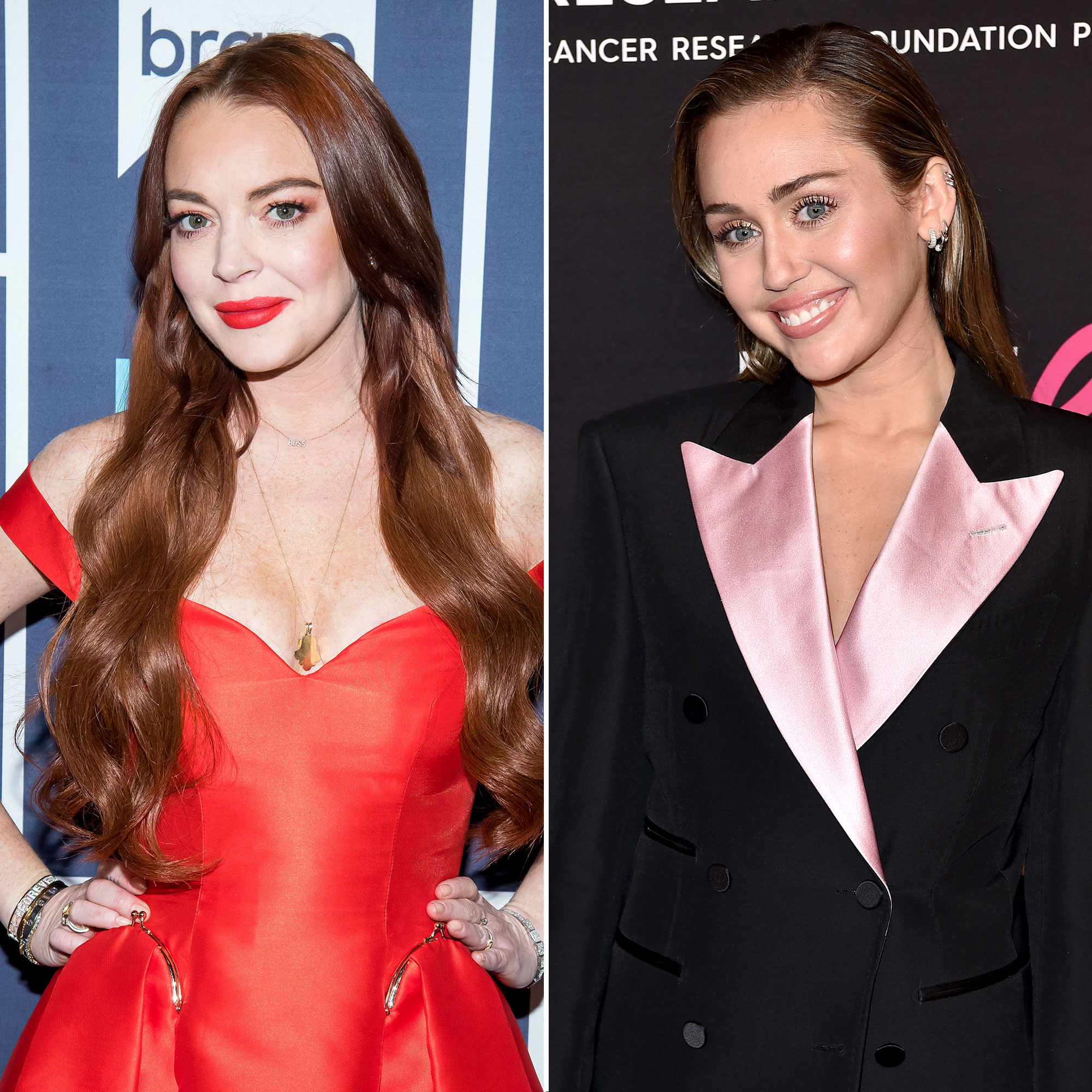 Lindsay Lohan Leaves Silly Comment on Racy Miley Cyrus Photo