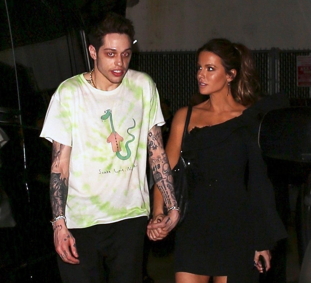 Pete Davidson Kate Beckinsale kiss