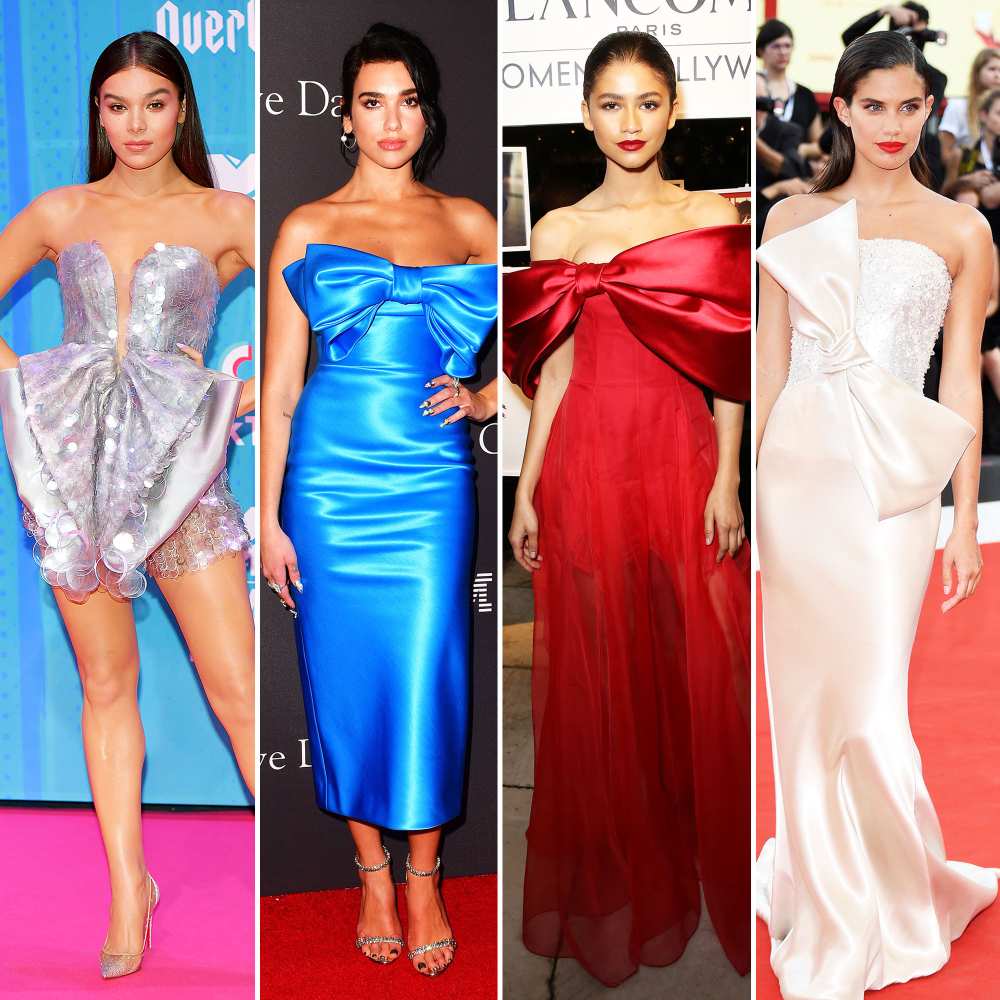 Hailee Steinfeld, Dua Lipa, Zendaya, and Sara Sampaio Bows red carpet gallery for Stylish