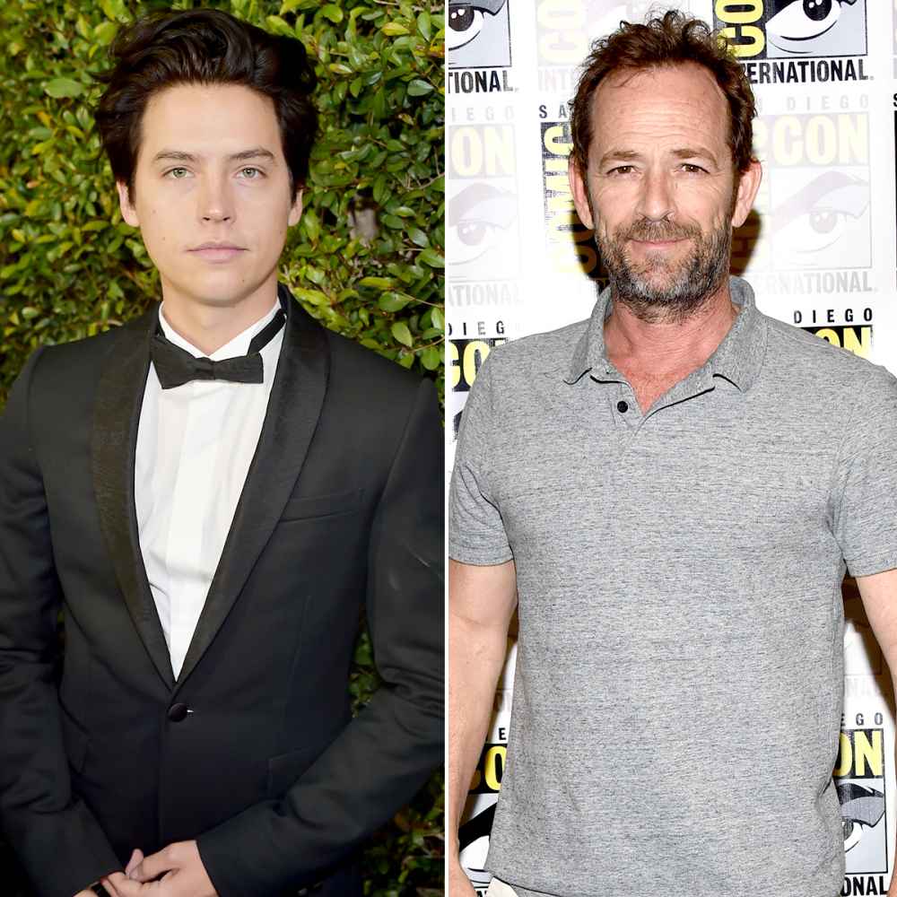 Cole Sprouse and Luke Perry