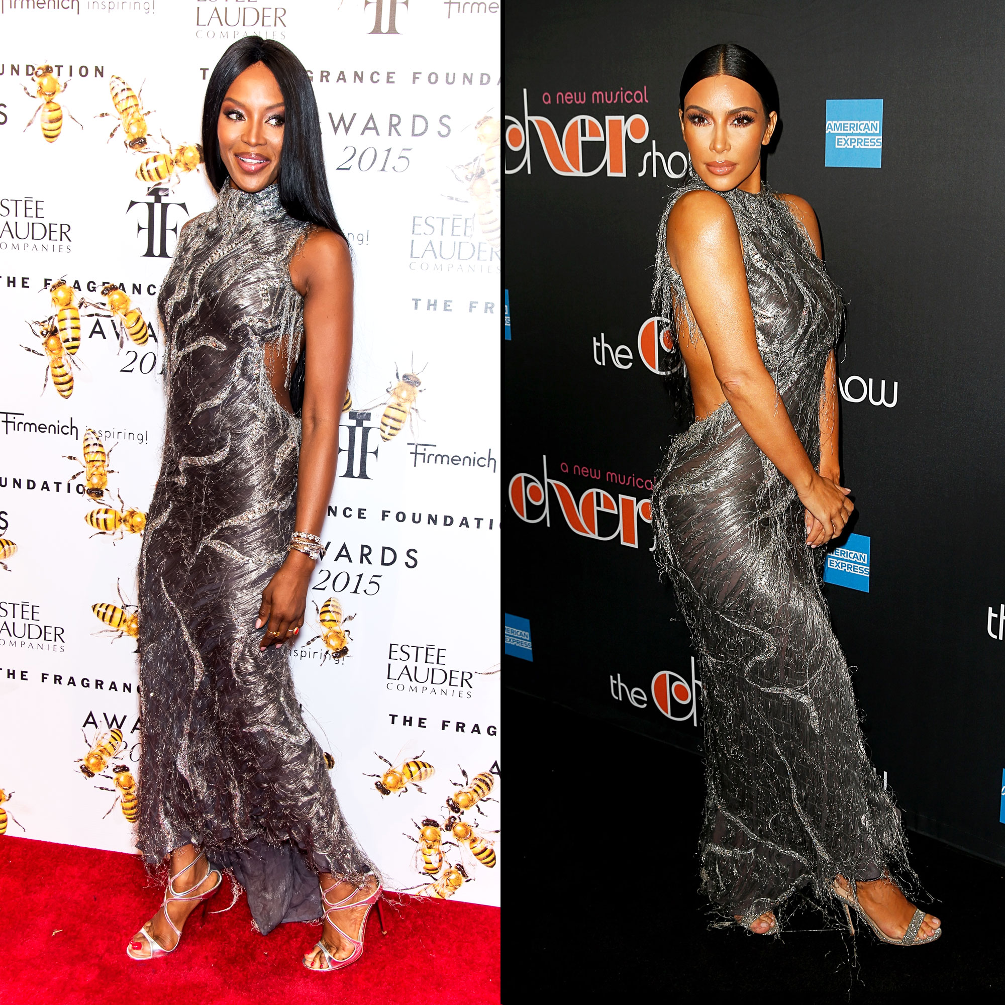 Kim Kardashian Trying to Cop Naomi Campbell’s Style? Social Media Investigates