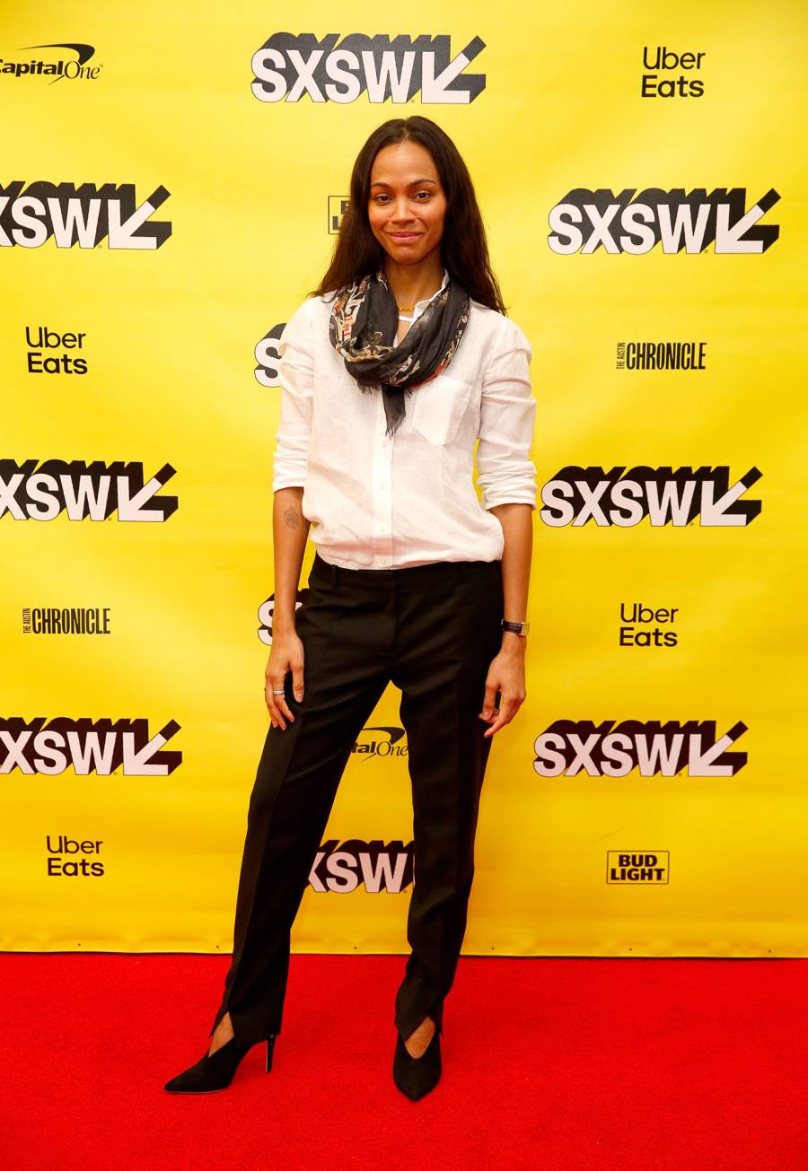 Zoe Saldana The Killer SXSW Celeb Fashion Parade Continues