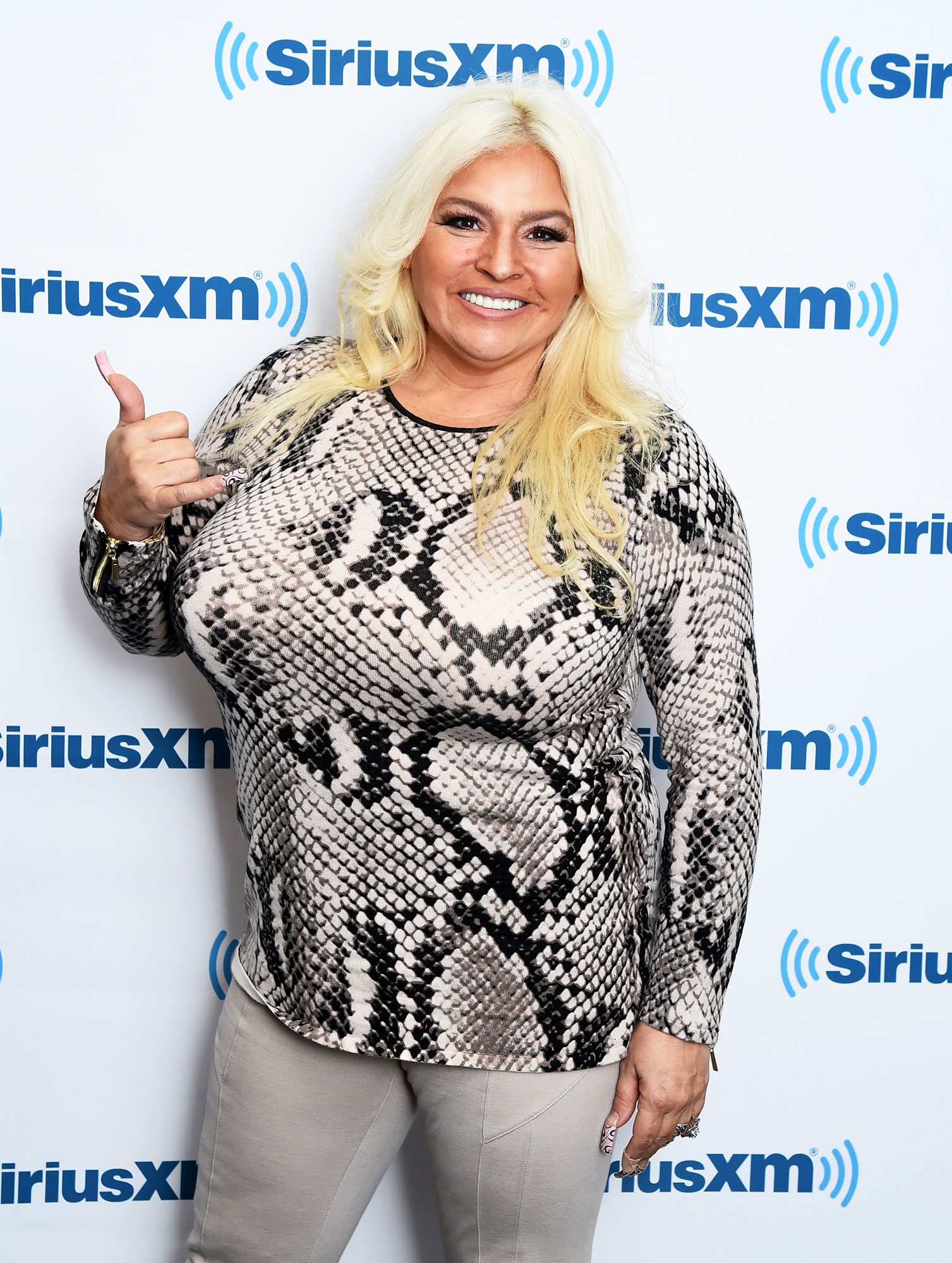 Beth Chapman Post-Hospitalization snakeskin shirt