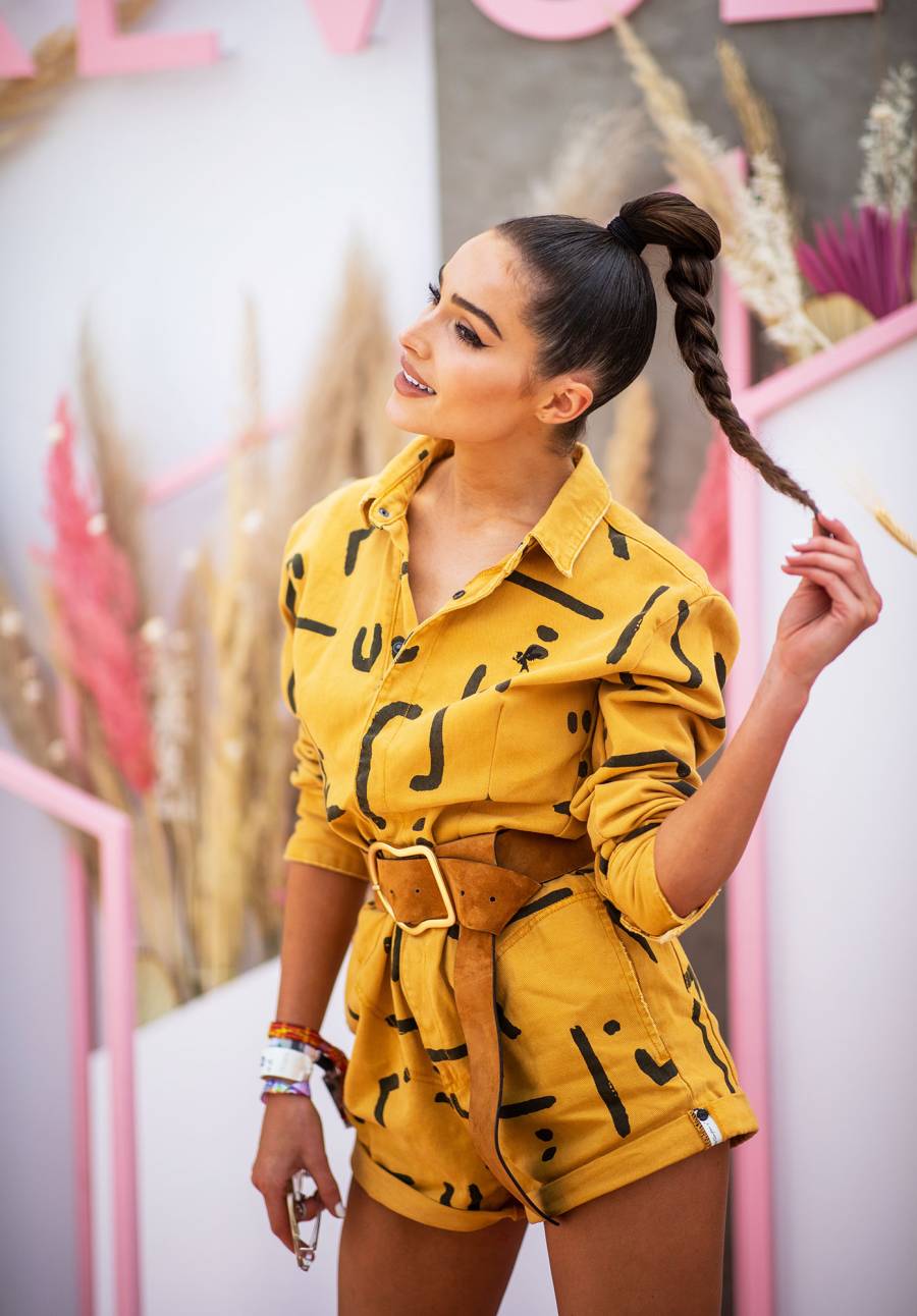 Olivia Culpo coachella 2019 hair makeup beauty