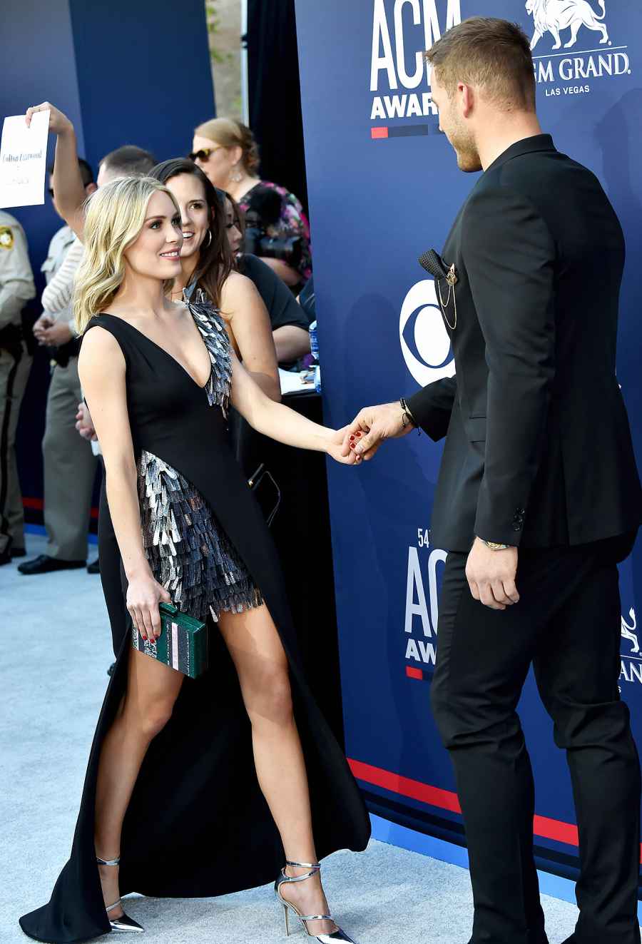 Colton Underwood Cassie Randolph Red Carpet Debut ACM Awards 2019