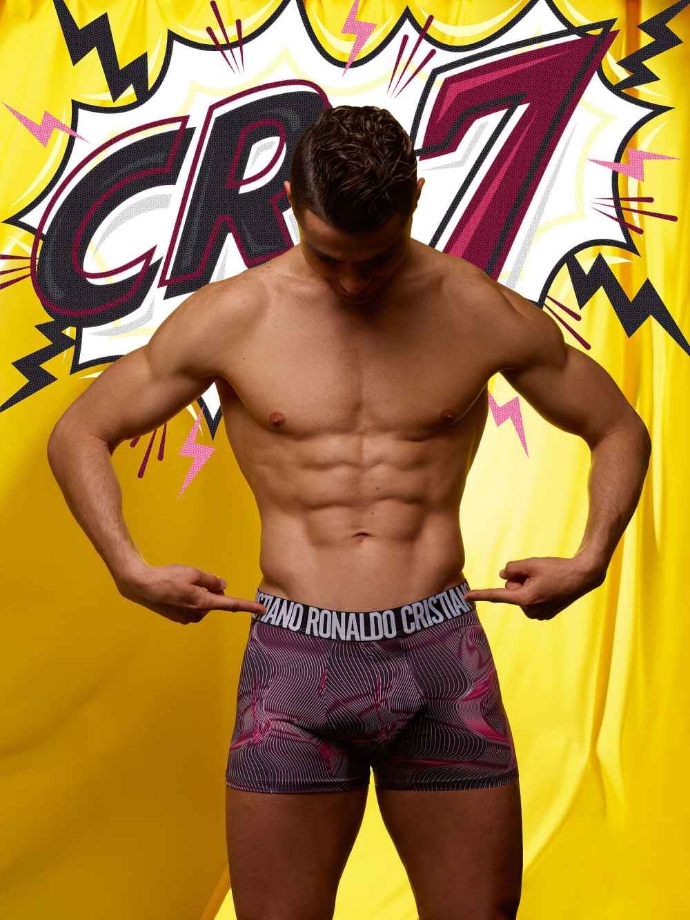 Cristiano Ronaldo CR7 underwear superhero