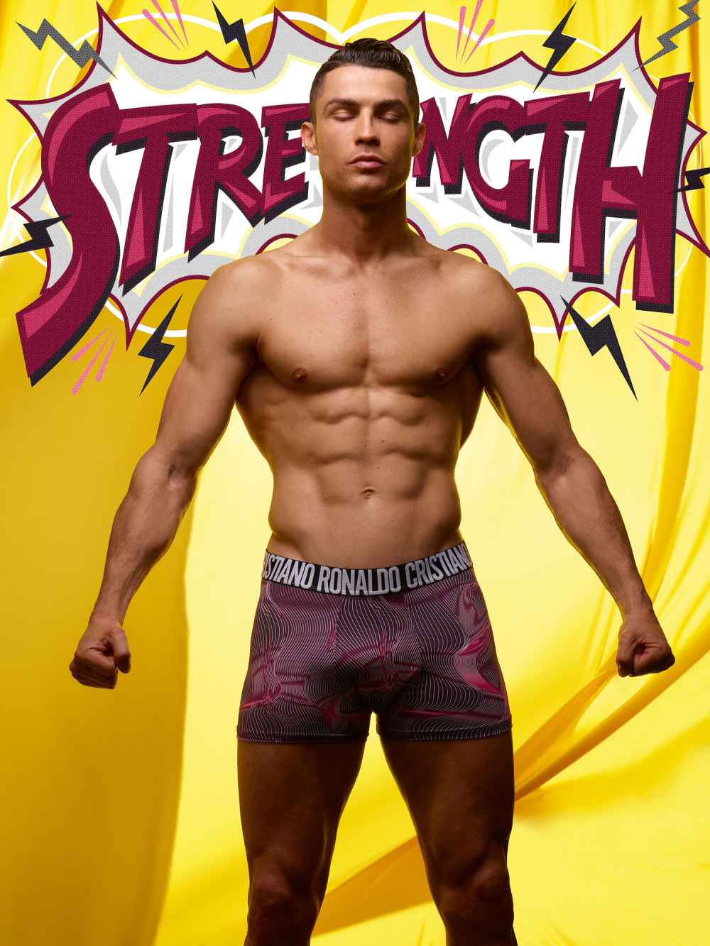 Cristiano Ronaldo CR7 underwear superhero