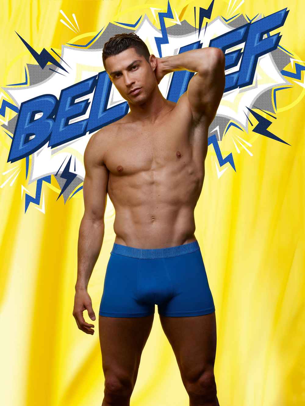 Cristiano Ronaldo CR7 underwear superhero