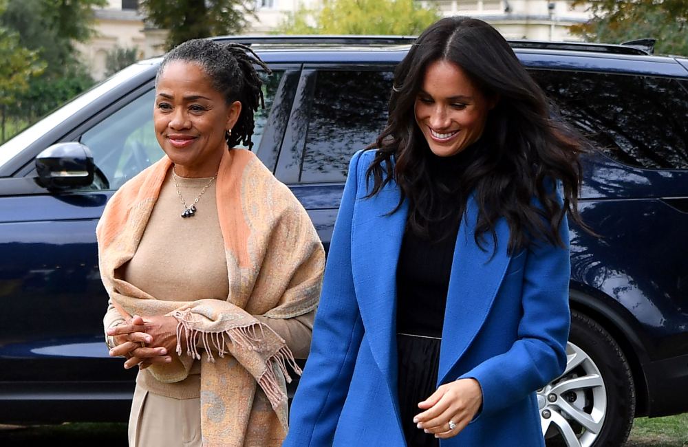 Duchess Meghan Mom Doria London Awaiting Royal Baby Arrival