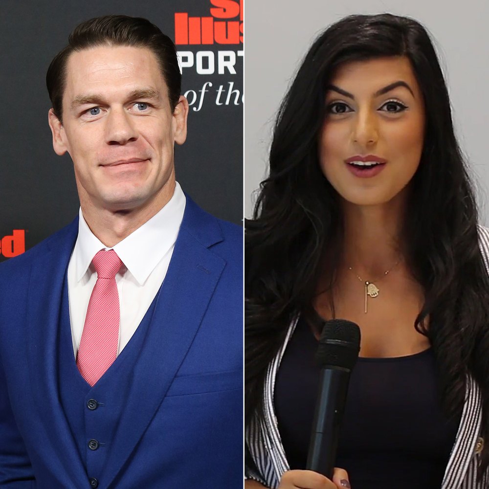 John Cena Shay Shariatzadeh Rumored Girlfriend Kiss