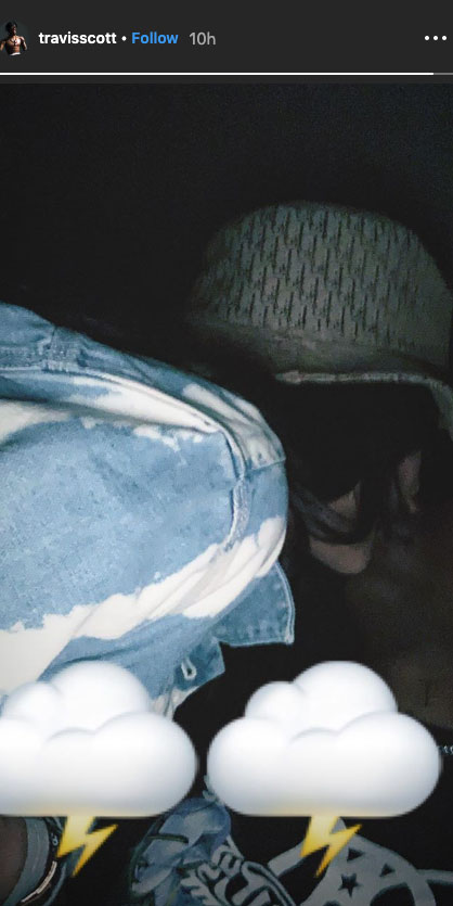 Kylie Jenner Travis Scott Kiss Coachella