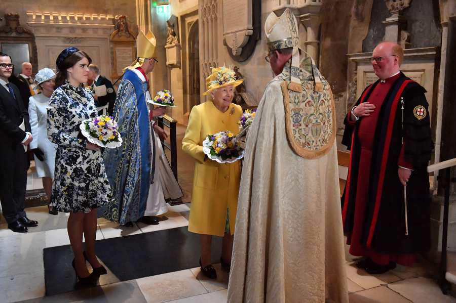 Princess Eugenie Returns to Scene of Her Wedding