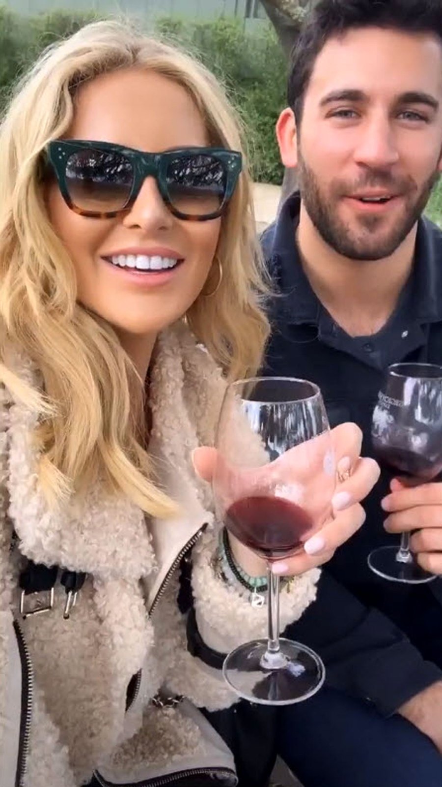 Stephanie Pratt and Derek Peth in Napa