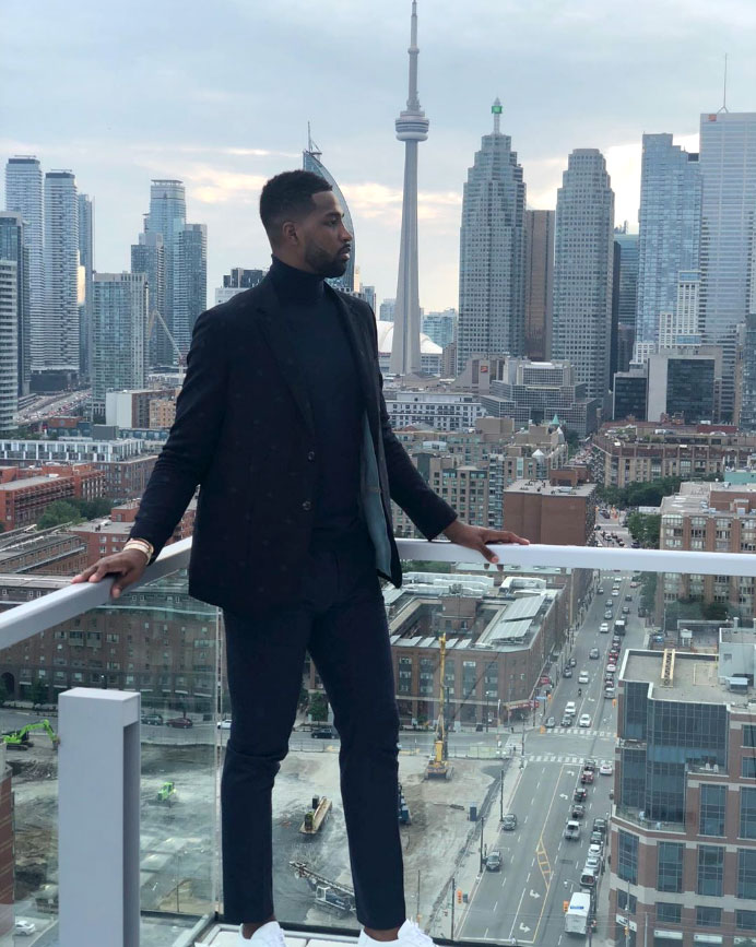 Tristan Thompson Contemplative Anniversary Cheating Scandal Instagram