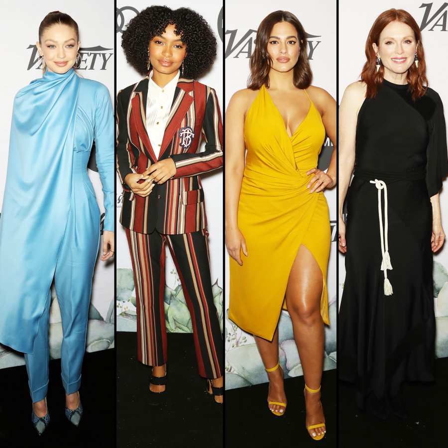 Gigi Hadid, Yara Shahidi, Ashley Graham and Julianne Moore