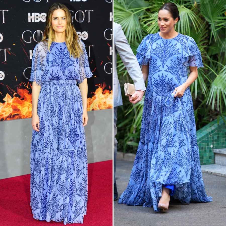 Who Wore the Carolina Herrera Dress Best: Amanda Peet or Duchess Meghan?