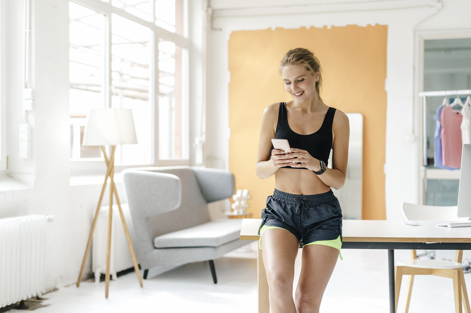 Woman in Shorts
