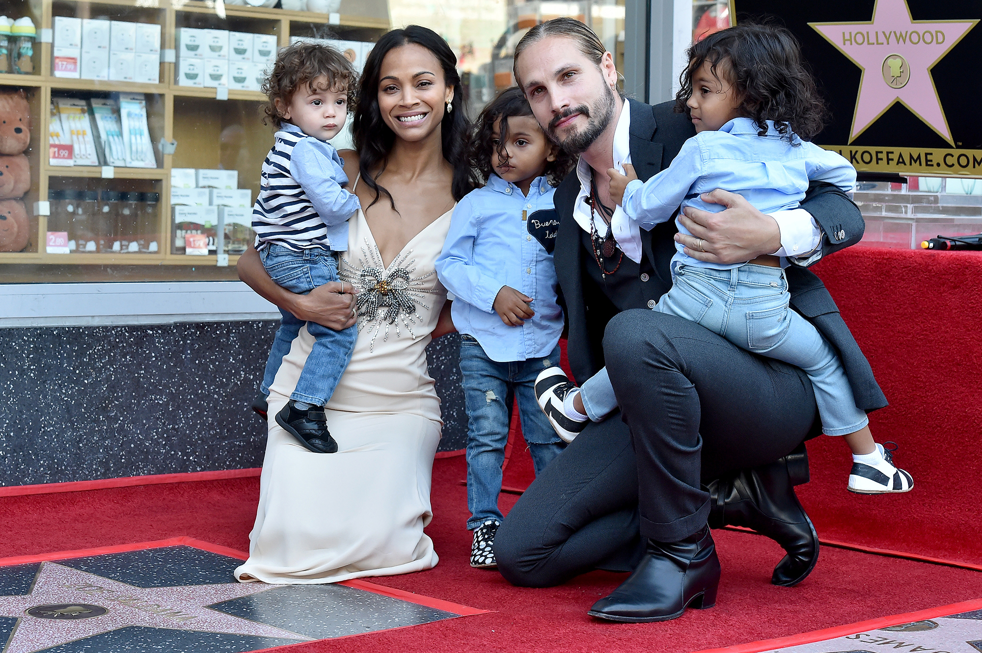 Zoe Saldana Keeps Home Gender-Neutral 3 Sons