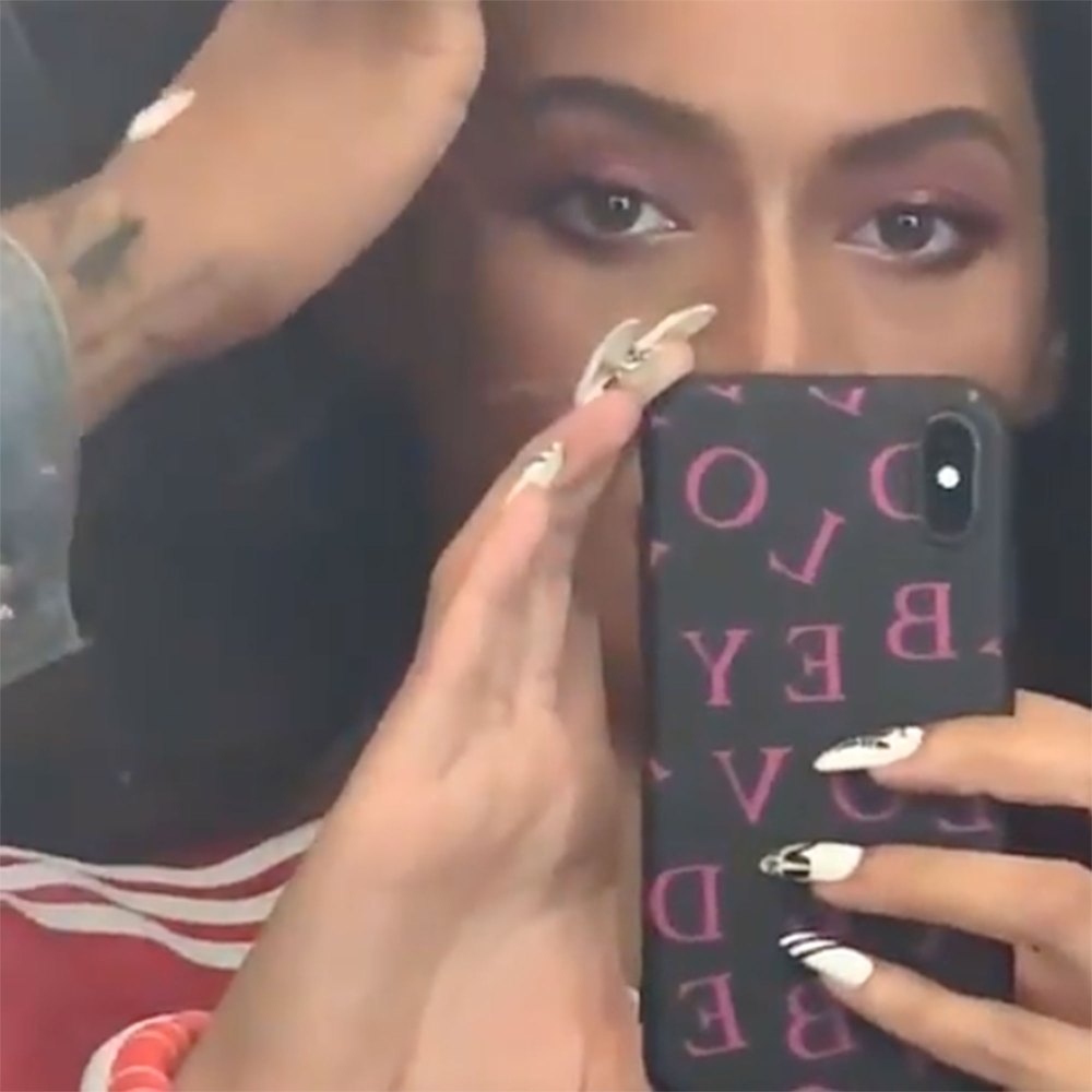 Beyonce's Adidas x Ivy Park nails