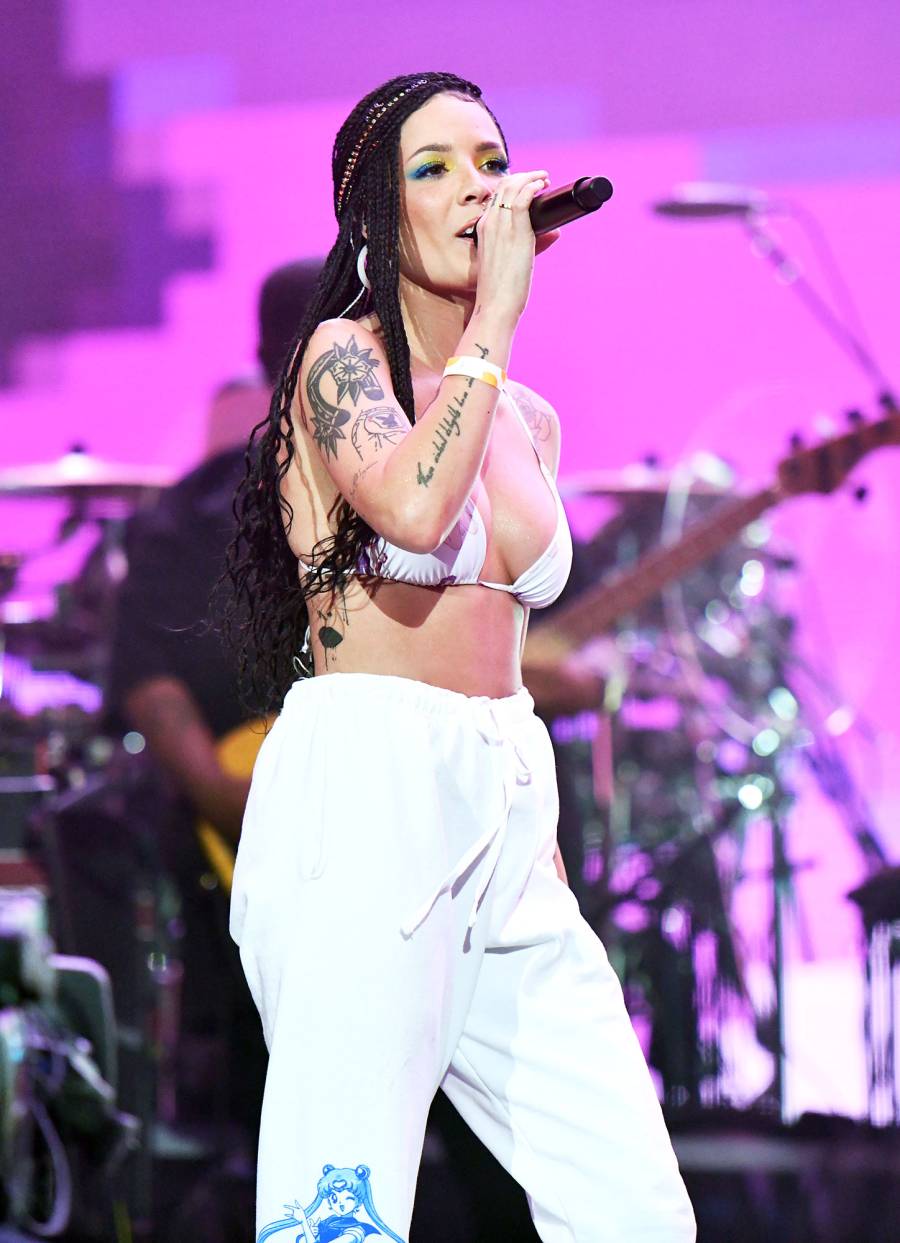 halsey coachella 2019 hair makeup beauty