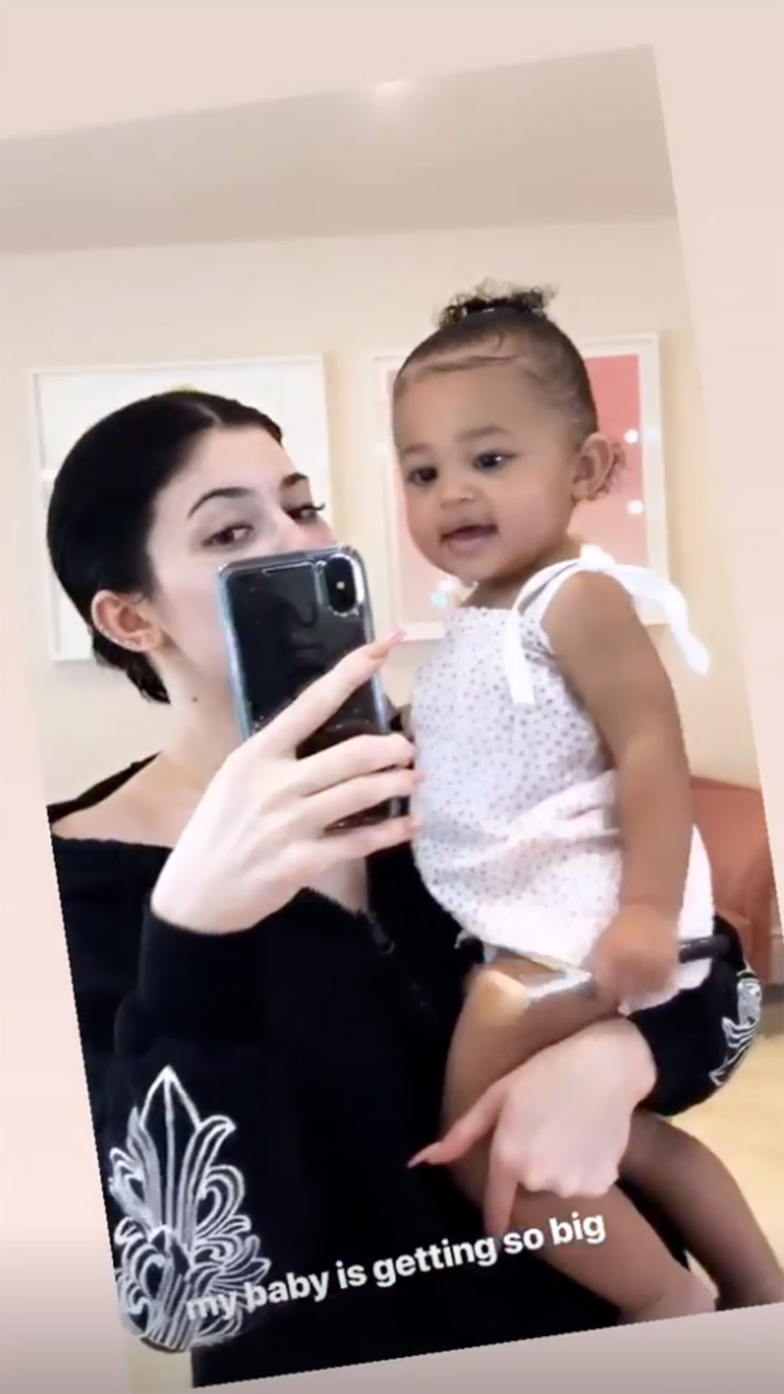 Kylie Jenner Posted an Instagram Story of Stormi Webster Proving Like Mother, Like Daughter