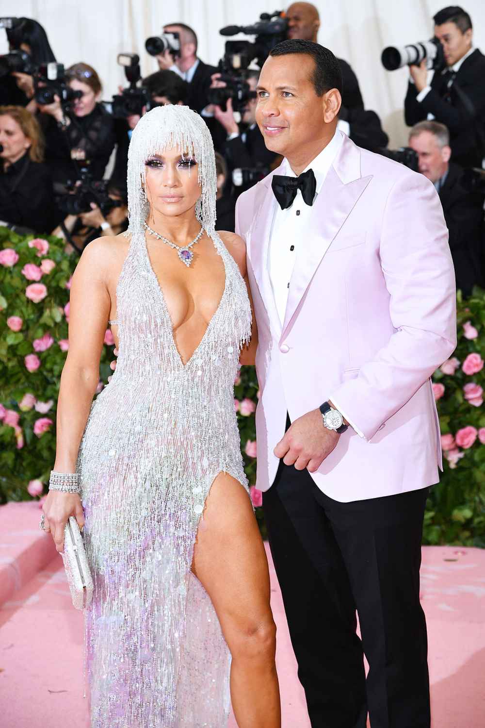 Alex Rodriguez and Jennifer Lopez Pink Carpet Met Gala 2019