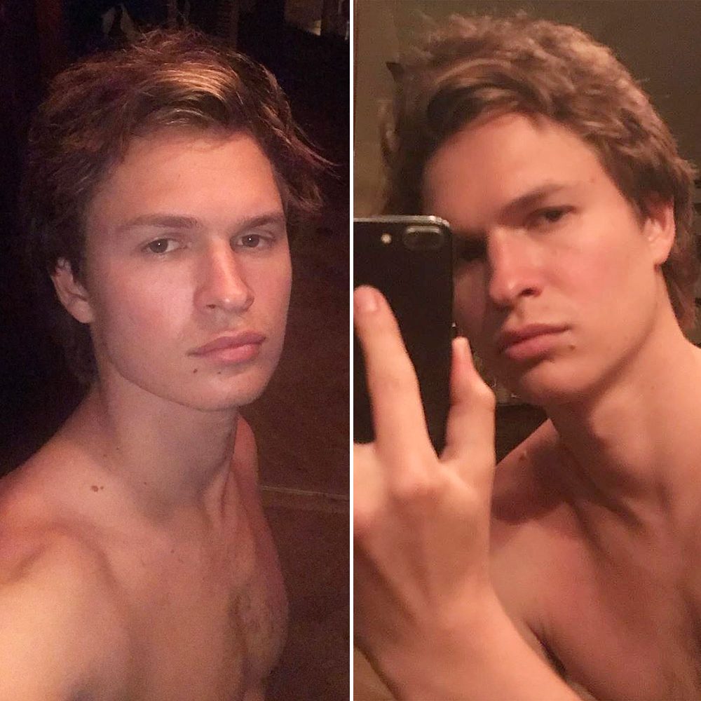 Ansel Elgort 17 Shirtless Selfies Instagram