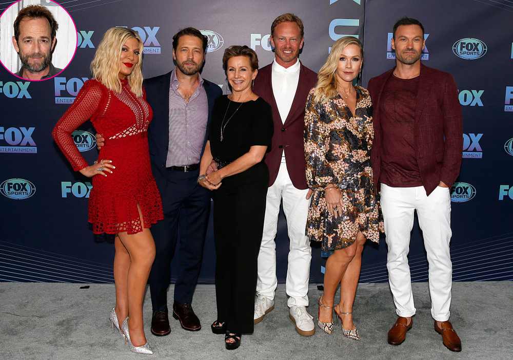 BH90210 Cast and Luke Perry