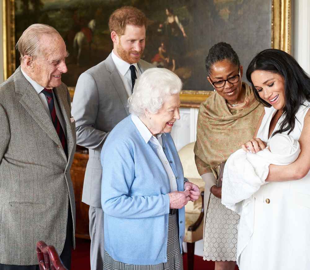 Baby Sussex Archie Meets Doria Ragland