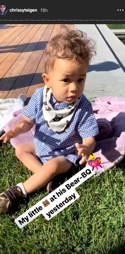 Chrissy Teigen Throws a Bear-Themed 1st Birthday Party for Son Miles